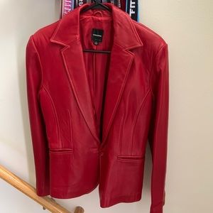 Red Leather Jacket - Buttery soft!